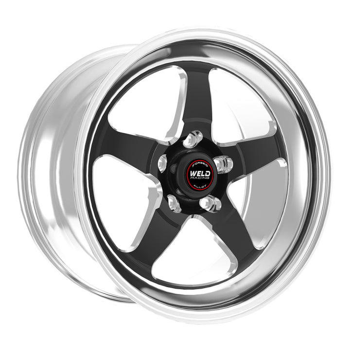 Weld S71 17x10 / 5x4.5 BP / 6.4in. BS Black Wheel (Low Pad) - Non-Beadlock