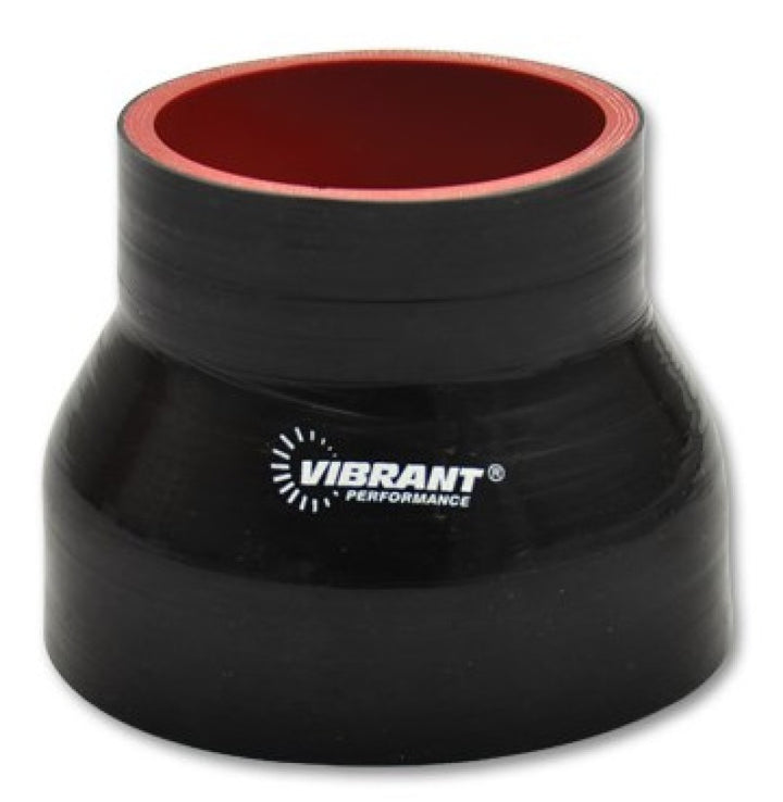 Vibrant 4 Ply Reducer Coupling .75in x .50in x 4in Long - Black