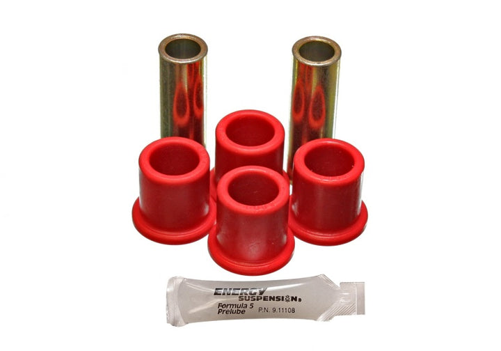 Energy Suspension 82-96 Ford F100/F150 2WD Red Rear Frame Shackle Bushing Set