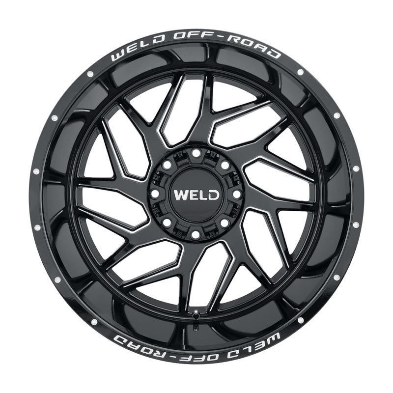 Weld Off-Road W117 22X10 Fulcrum 6X135 6X139.7 ET13 BS6.00 Gloss Black MIL 106.1