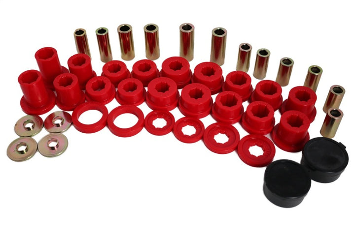 Energy Suspension 86-88 Toyota 4 Runner/PickUp Red Front Control Arm Bushing Set (Uppers ONLY)